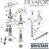 Bristan Prism Bath Shower Mixer 6 Litre Flow Limit Spares